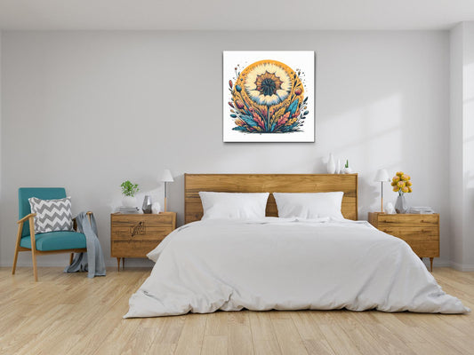 Diamond Painting - Magisk blomstercirkel