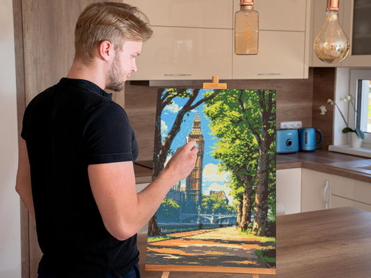 Diamond Painting - Forår i London