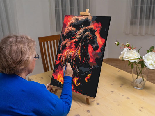 Paint by Numbers - Djævelens hest