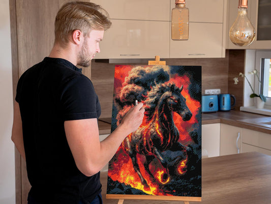 Diamond Painting - Djævelens hest