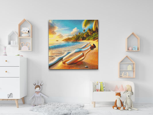 Diamond Painting - En besked i en flaske