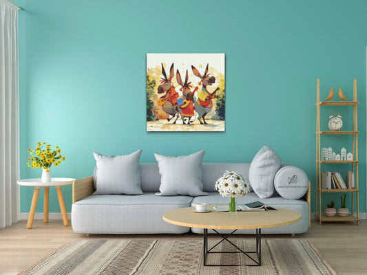 Diamond Painting - Syngende æsler