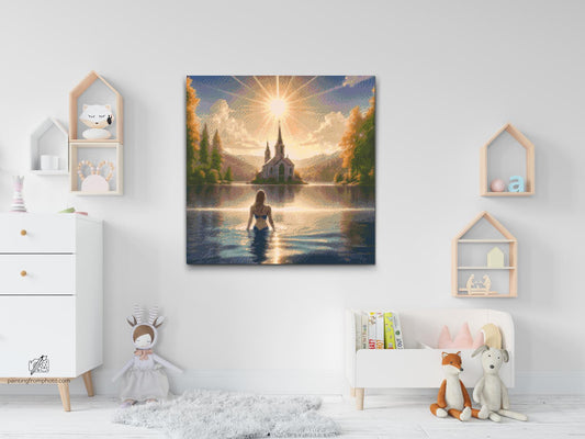 Diamond Painting - Faldende sols stråler 2