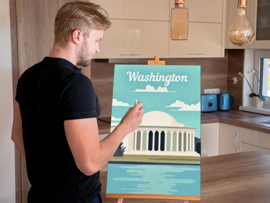 Diamond Painting - Washington, USA