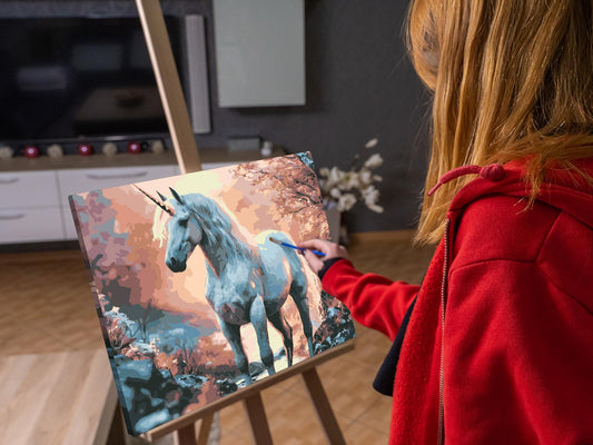 Paint by Numbers - Majestæt enhjørning