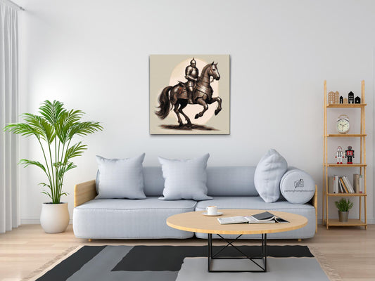 Diamond Painting - Mørk ridder