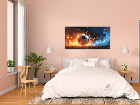 Paint by Numbers - Dynamisk fodboldbold