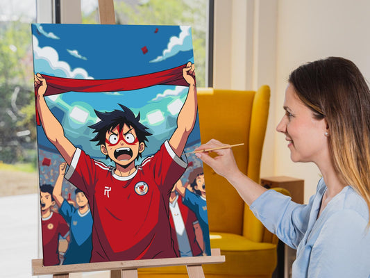 Paint by Numbers - Fodboldfan