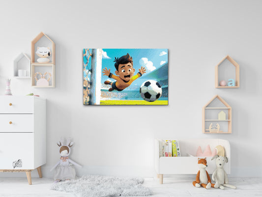 Diamond Painting - Fodboldmålmand målmand