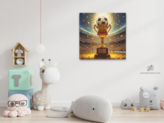 Diamond Painting - Fodboldpokal