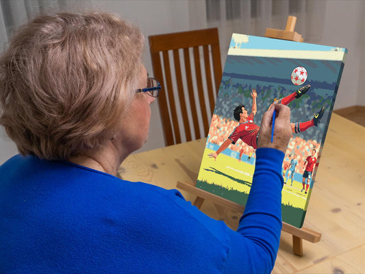 Paint by Numbers - Spark af bolden