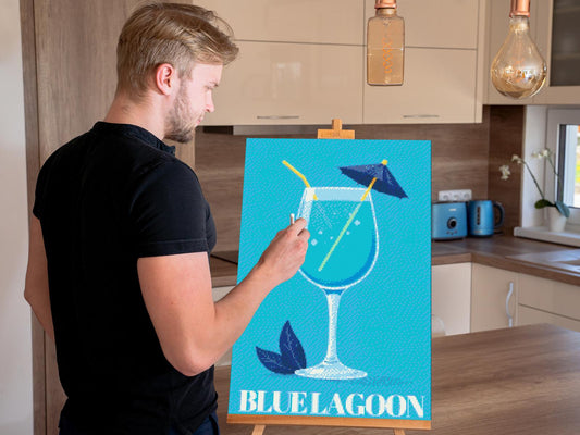 Diamond Painting - Den Blå Lagune