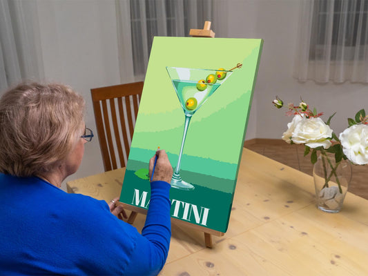Paint by Numbers - Martini