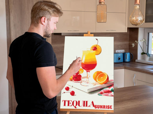 Diamond Painting - Tequila solopgang