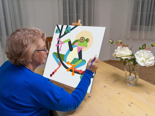 Paint by Numbers - Illustration - Frø