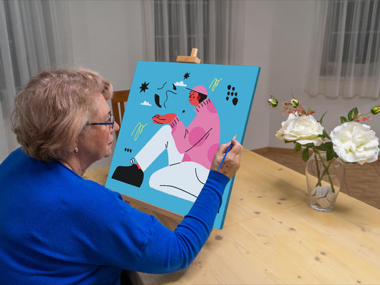 Paint by Numbers - Illustration - Mand