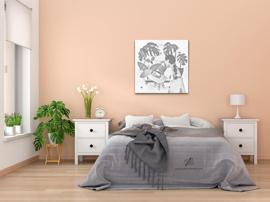 Mal-med-prikker - Illustration - Stueplanter 3