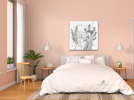 Mal-med-prikker - Illustration - Stueplanter 2
