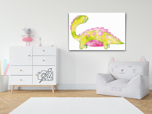 Diamond Painting - Sød dinosaur