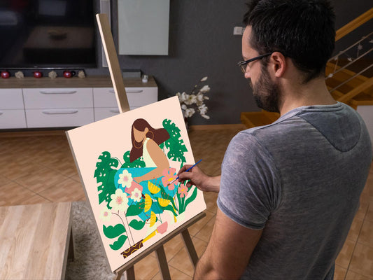 Paint by Numbers - Illustration - Stueplanter