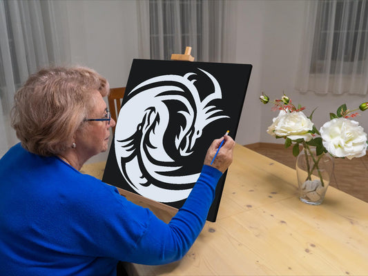 Paint by Numbers - Jing Jang Dragon