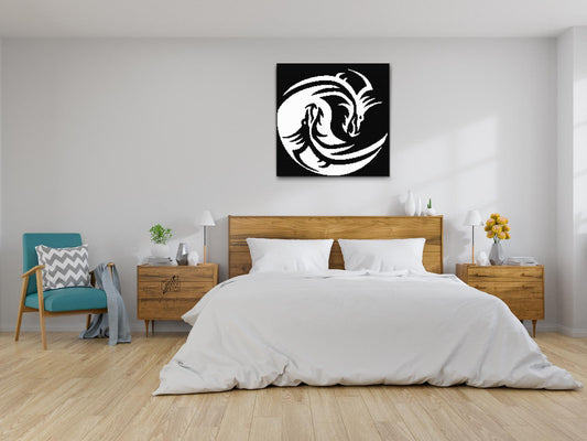 Diamond Painting - Jing Jang Dragon