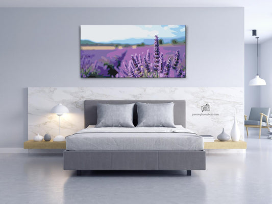 Paint by Numbers - Lavendelmark