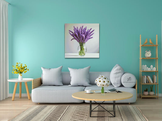 Diamond Painting - Lavendel i en vase