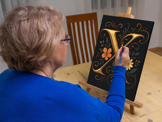 Paint by Numbers - Bogstav X