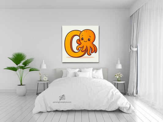 Diamond Painting - Bogstavet O – Med et dyr