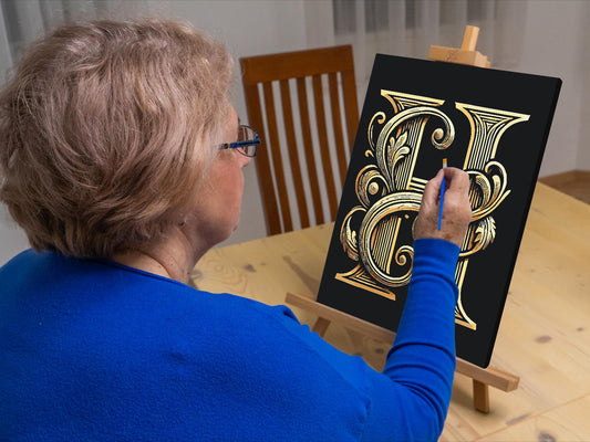 Paint by Numbers - Bogstavet H