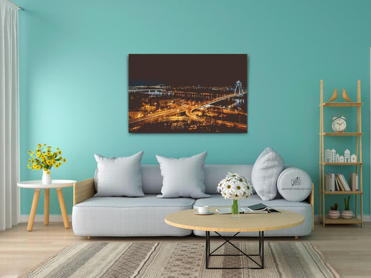 Diamond Painting - Bratislava om natten