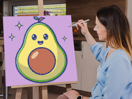 Diamond Painting - Sød avocado