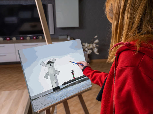 Paint by Numbers - Świnoujście Fyrtårn – Polen