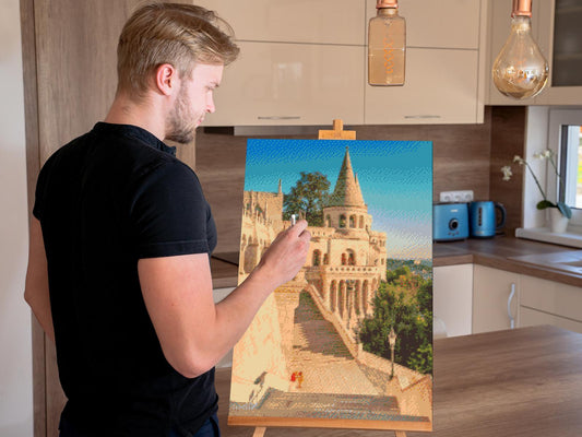 Diamond Painting - Buda Slot – Ungarn