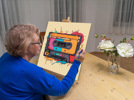 Paint by Numbers - Popkunst - Radiokassette