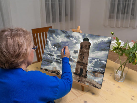Paint by Numbers - Cordouan Fyrtårn – Frankrig