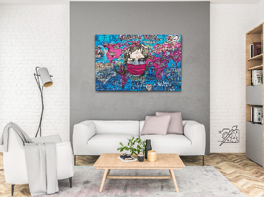 Diamond Painting - Lennon-muren