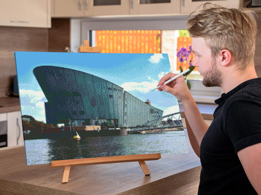 Diamond Painting - Nemo-museet, Amsterdam - Holland