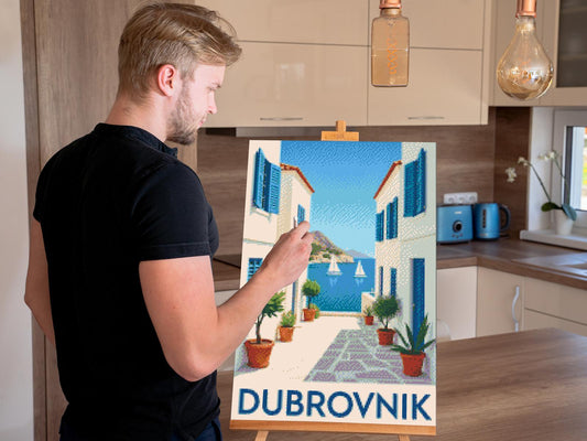Diamond Painting - Dubrovnik-plakat