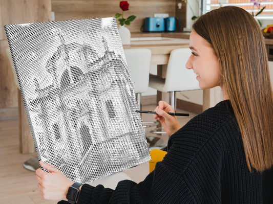 Mal-med-prikker - Velika Gospa Katedral, Dubrovnik - Kroatien