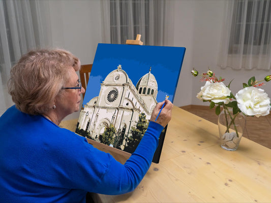 Paint by Numbers - Sankt Jakobs Katedral, Šibenik - Kroatien