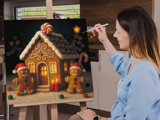 Diamond Painting - Peberkagehus