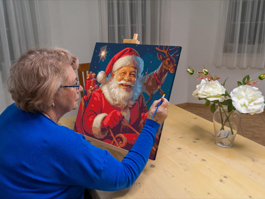 Paint by Numbers - Julemanden