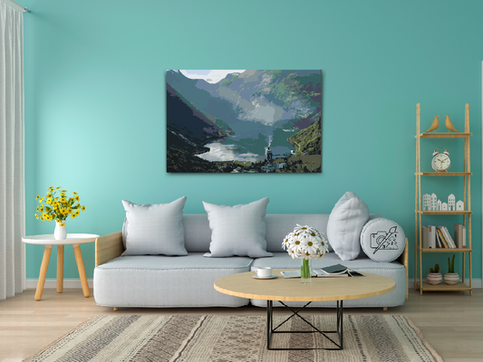 Paint by Numbers - Geirangerfjord, Norge