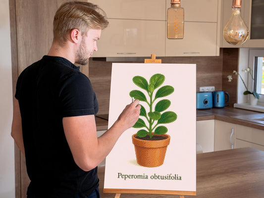 Diamond Painting - Babygummiplante