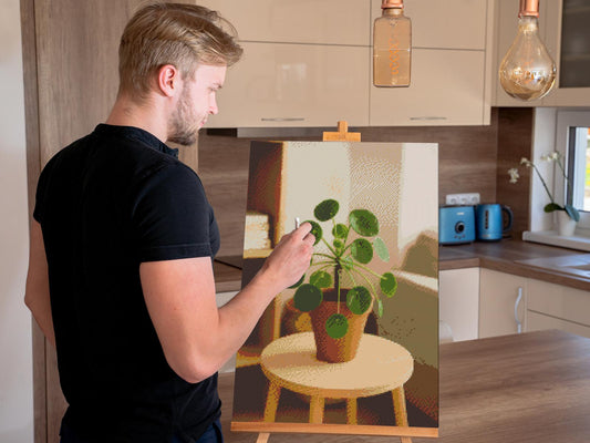 Diamond Painting - Pilea peperomioides