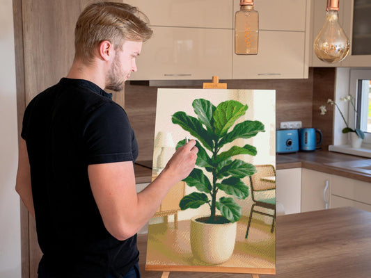 Diamond Painting - Fiddle Leaf Fig
