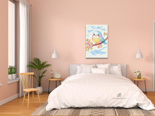 Diamond Painting - Fugl om foråret