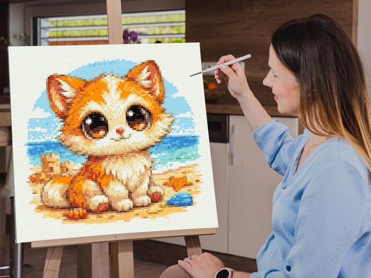 Diamond Painting - Killing med Store Øjne